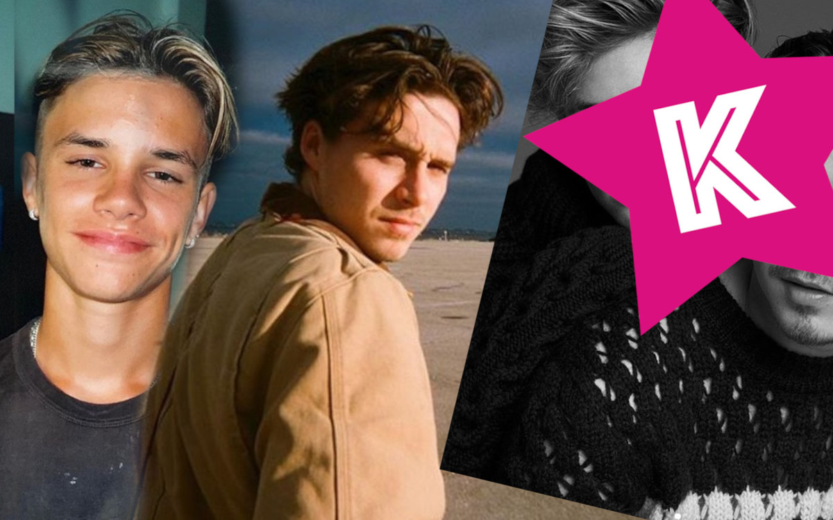 Brooklyn i Romeo w czarno-białej sesji. Młodszy brat STWORZONY do modelingu