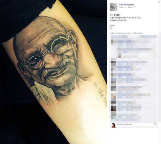 Tatuaże Mai Sablewskiej