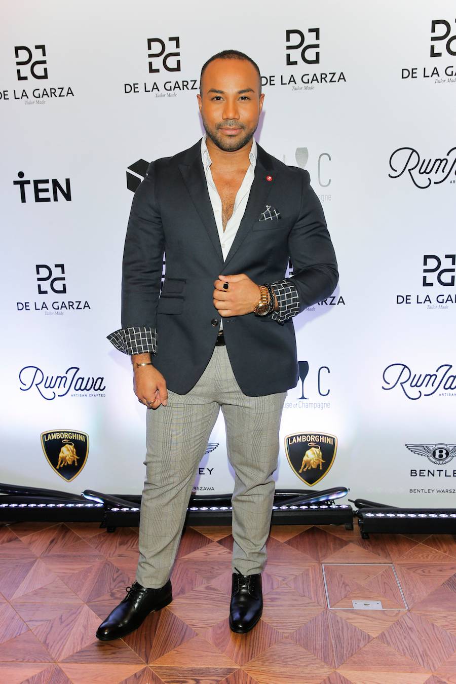 Gwiazdy na pokazie mody garniturów! Rubikowie, Stramowski i Majdan bez Małgosi