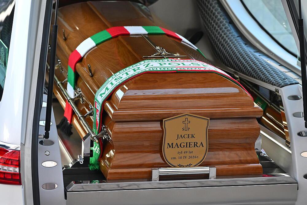 To położono na trumnie Jacka Magiery, fot. KAPiF