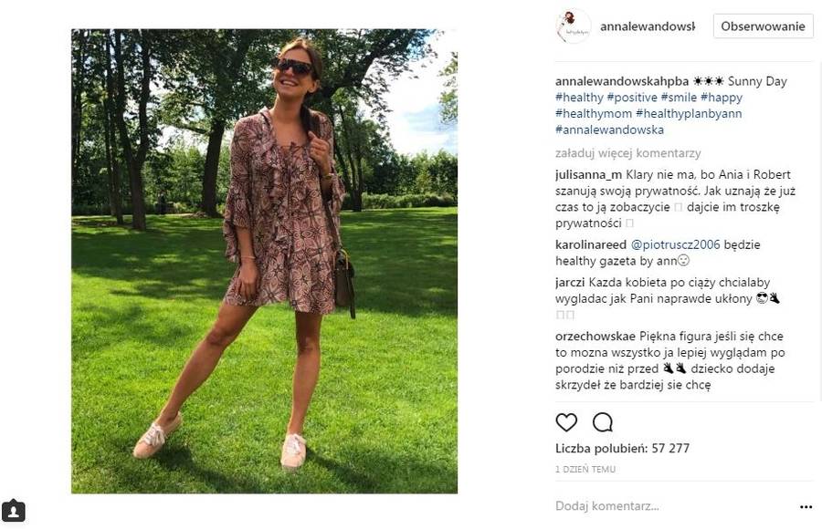 Anna Lewandowska pokazała TO na obiad, a fanki dopytują, czy karmi piersią
