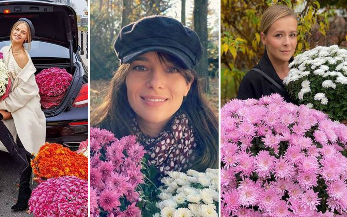 Gwiazdy MASOWO wykupują kwiaty po tym, jak cmentarze zostały zamknięte (ZDJĘCIA)