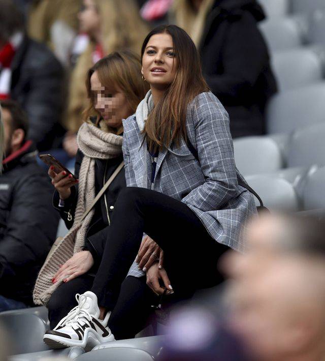 Anna Lewandowska kibicuje mężowi podczas meczu