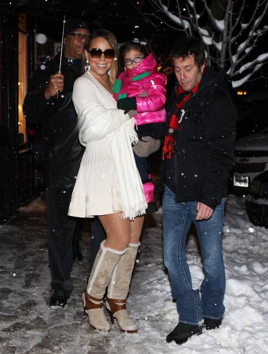 Mariah Carey z dziećmi w Aspen – zima 2013