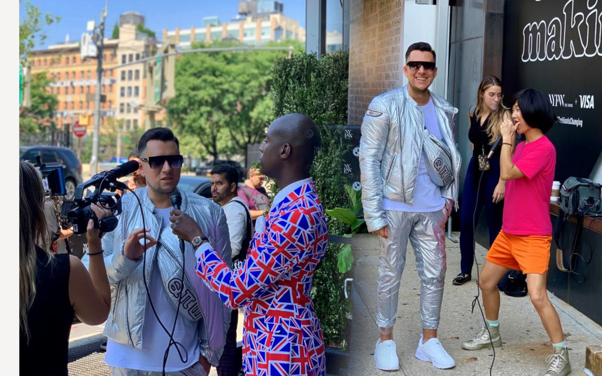 Polski bloger zwrócił uwagę mediów na nowojorskim Fashion Week (ZDJĘCIA)