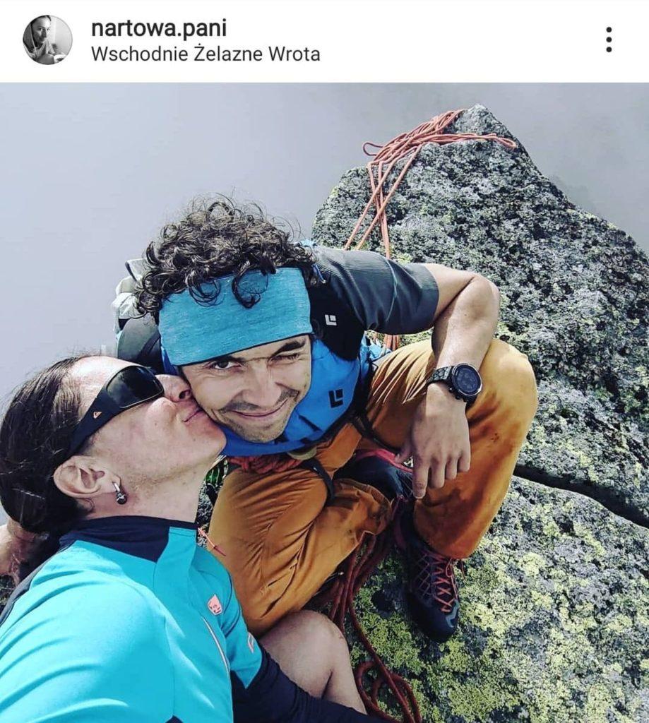 Justyna Kowalczyk i Kacper Tekieli w górach