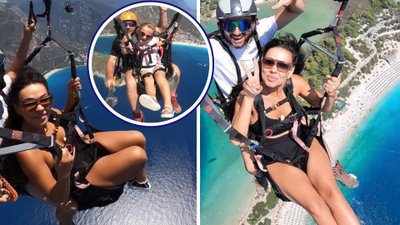 Sylwia Bomba skoczyła ze spadochronem, a z nią… 5,5-letnia córka Tosia! (FOTO)