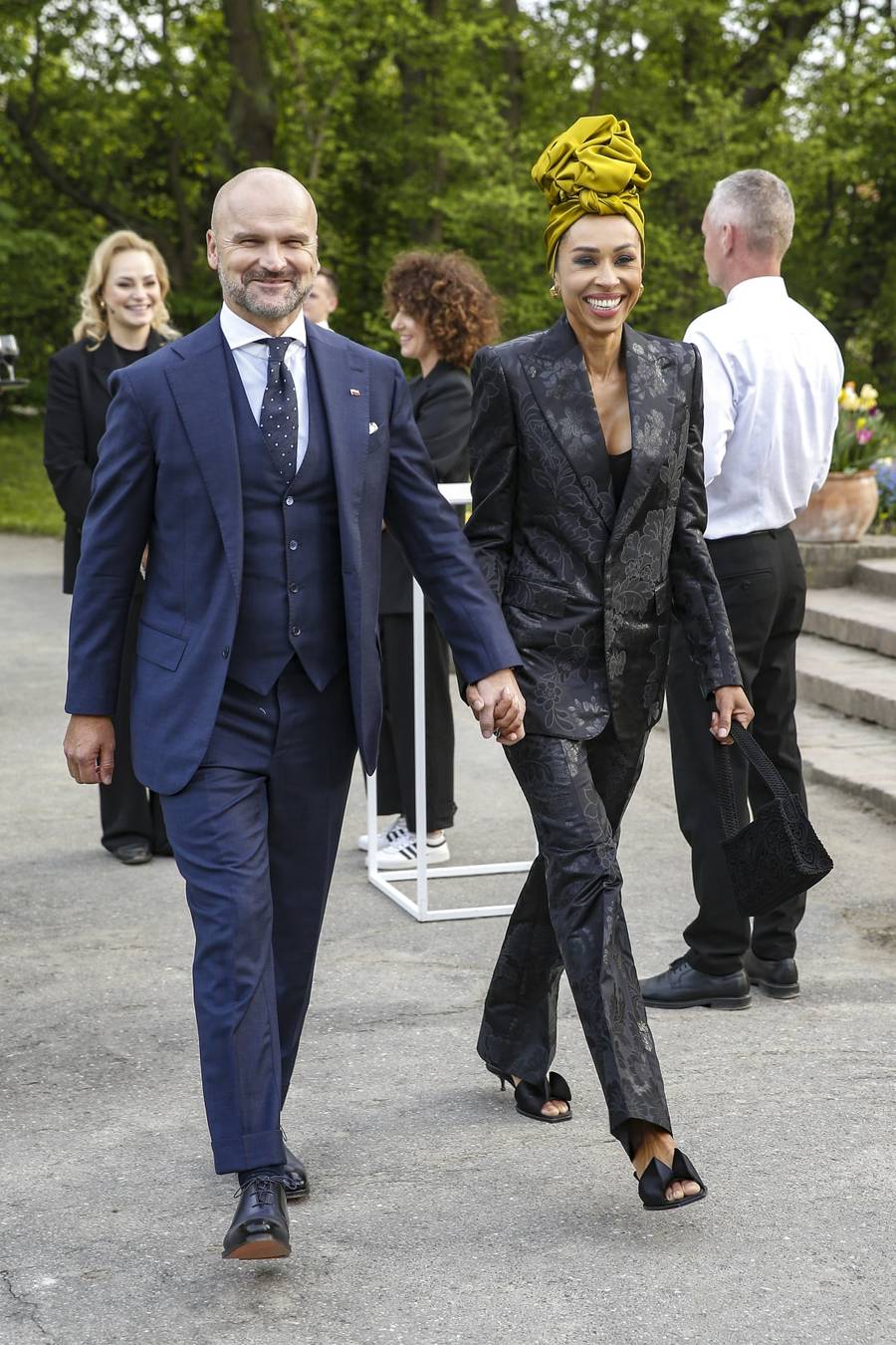 Omenaa Mensah i Rafał Brzoska brylują na TOP CHARITY Art 2025! Promienieją miłością jak z bajki (FOTO)