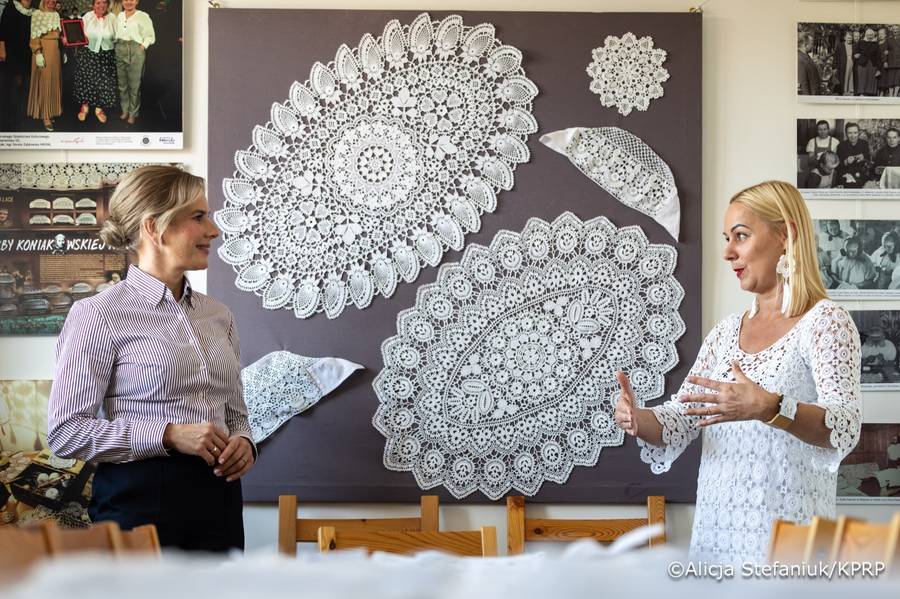Marta Nawrocka na spotkaniu z Litwinami, fot. Instagram