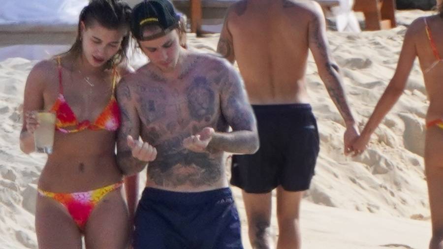 Justin i Hailey na wakacjach