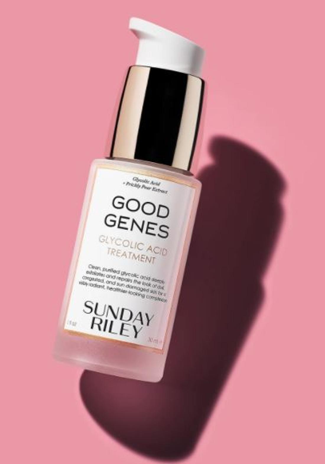 Kuracja złuszczająca z kwasem glikolowym.