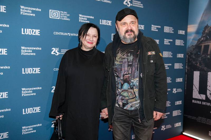 Pokaz specjalny filmu “Ludzie”. Arkadiusz Jakubik z żoną, Paweł Deląg, Cezary Pazura…