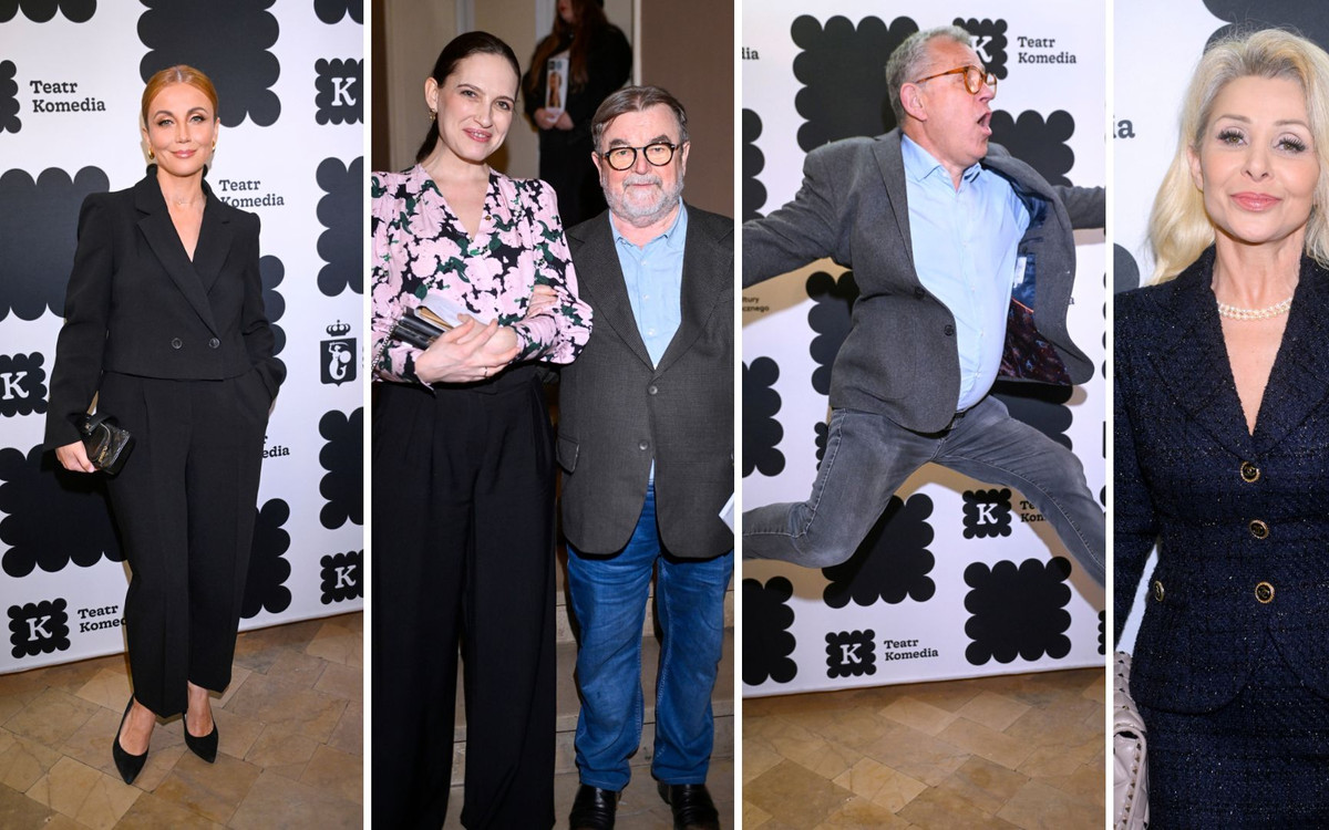 Premiera spektaklu “Czego nie widać”. Aldona Orman po operacji tętniaka, Anna Cieślak i Edward Miszczak