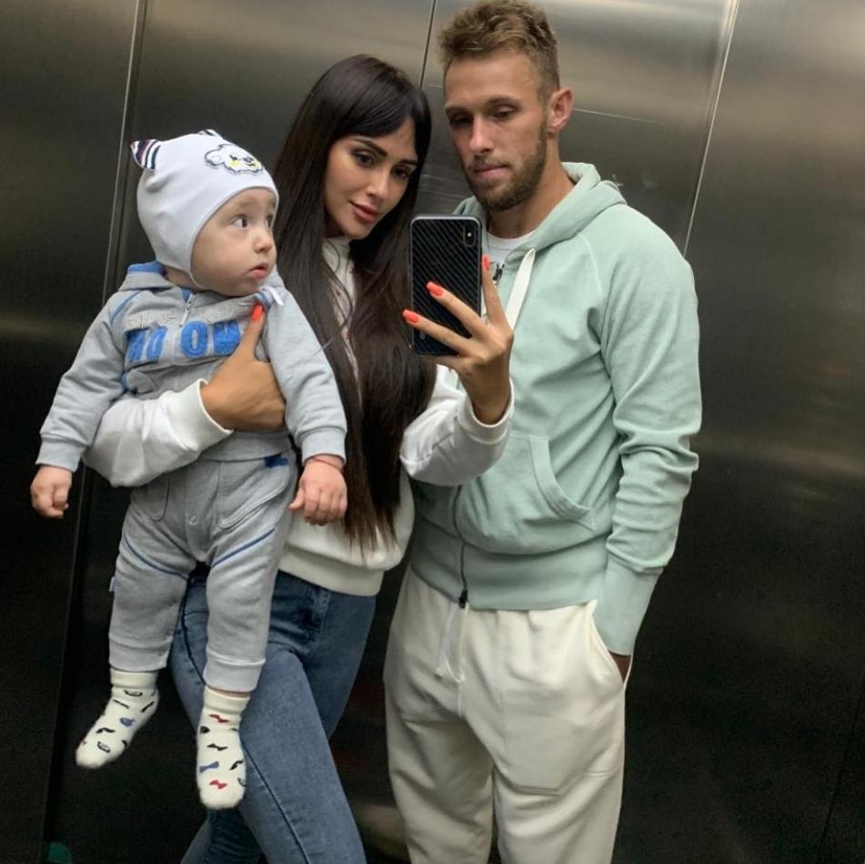 Maciej Rybus i Lana Bajmatowa, fot. Instagram