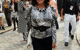 Joan Collins na tygodniu mody (FOTO)
