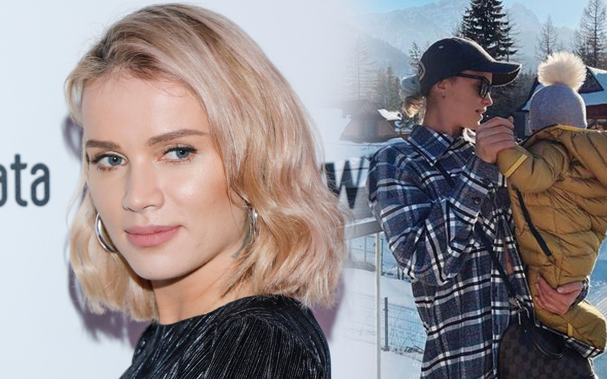 Maffashion pokazała archiwalne zdjęcia z ciążowym brzuszkiem. Pozuje w samej bieliźnie