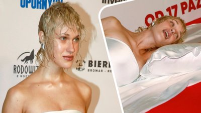 Helena Englert leży na czerwonym dywanie! Szokujące zachowanie córki Englerta na premierze (WIDEO)