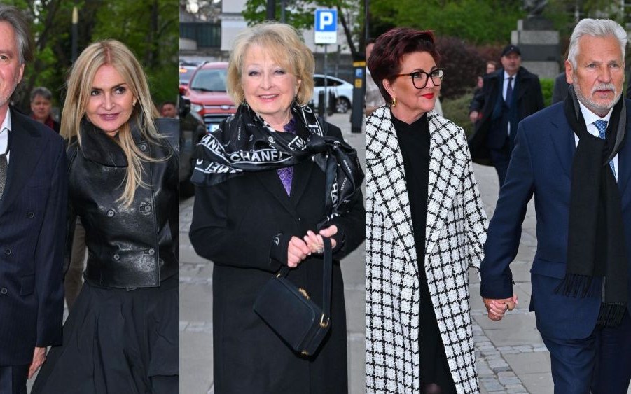 Plejada gwiazd na premierze “Horacjusza”: Kwaśniewscy, Olejnik, Braun, Zanussi…