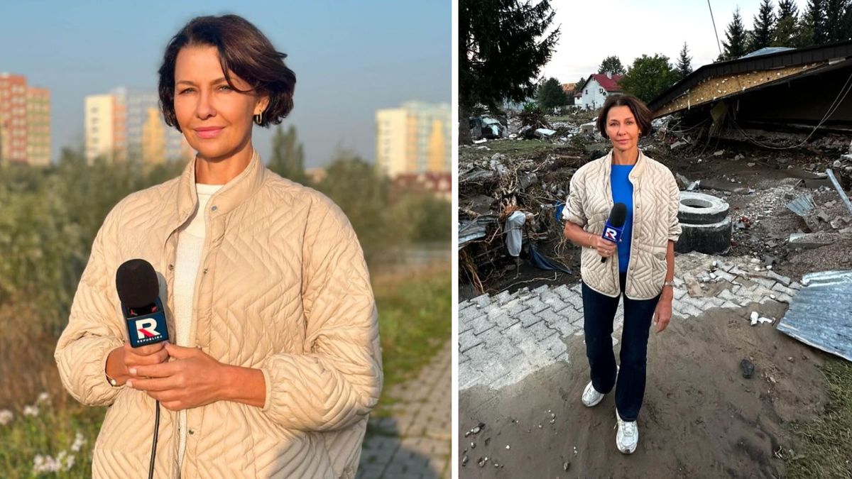 Anna Popek odwiedziła zalane tereny