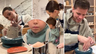 Marina chwali się rodzinnymi kadrami na zajęciach z ceramiki. Pokazała twarz Liama! “To cały Wojtek” (WIDEO)