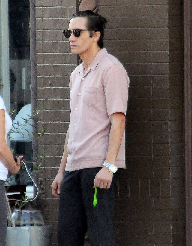 Jake Gyllenhaal na planie filmu “Nightclawler”