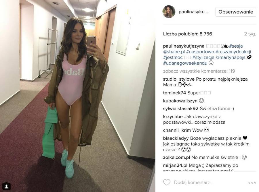3 miesiące po porodzie Paulina Sykut waży… ILE?! Aż trudno w to uwierzyć