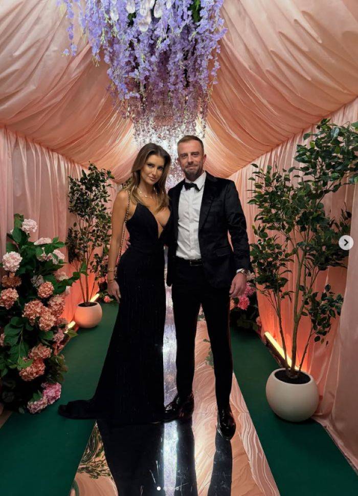 Kamil Grosicki z żoną/Instagram/dominikagrosicka