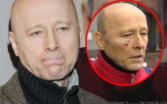 Krzysztof Pieczyński SKOPANY i zwyzywany, bo miał taką kurtkę?