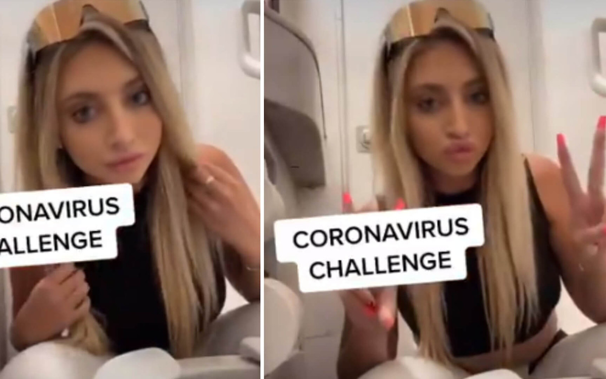 Tiktokerka POLIZAŁA deskę sedesową w samolocie!