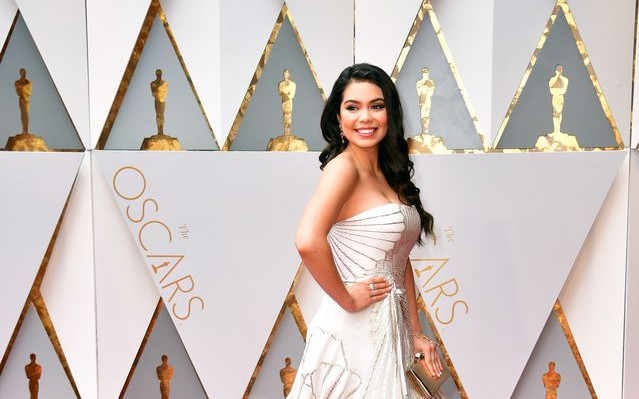 Najpiękniejsze kreacje Oscarów 2017 w kolorze złota, kremu i kości słoniowej