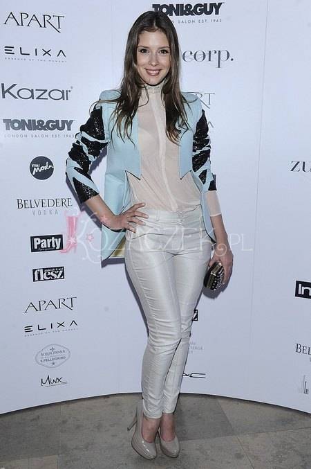 Celebrytki na pokazie Zuo Corp