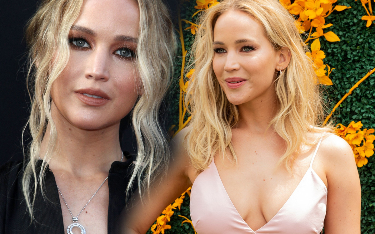 Różowa vs czarna: która kreacja Jennifer Lawrence ładniejsza?