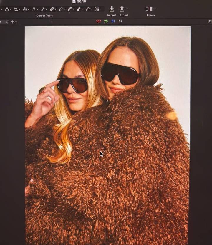 Hanna Lis z córką Anią, fot. Instagram
