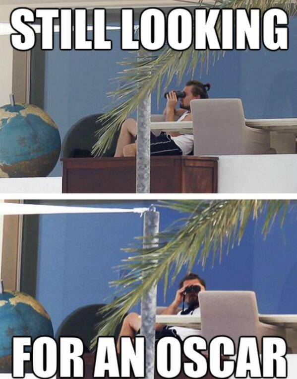 Leonardo DiCaprio bez Oscara – memy internautów