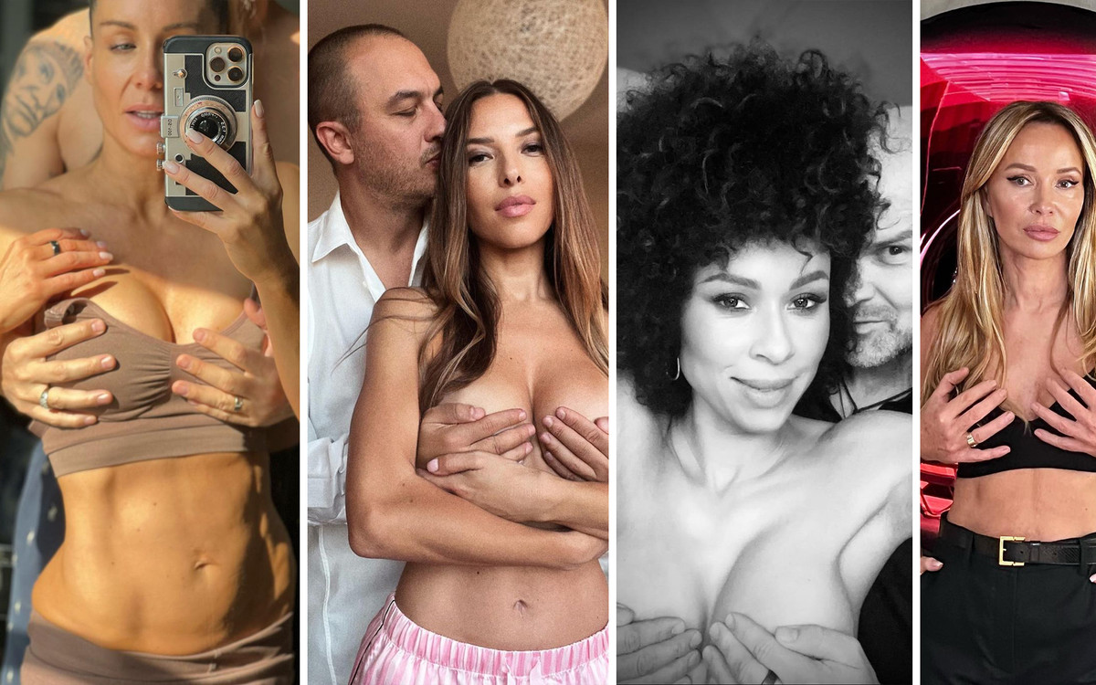 Partnerzy ściskają piersi Gosi Rozenek, Ewy Chodakowskiej i Omeny Mensah. O co tu chodzi?