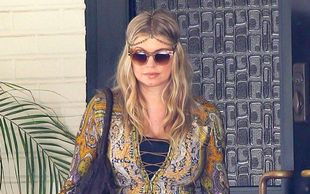 Ciążowe stylizacje Fergie (FOTO)