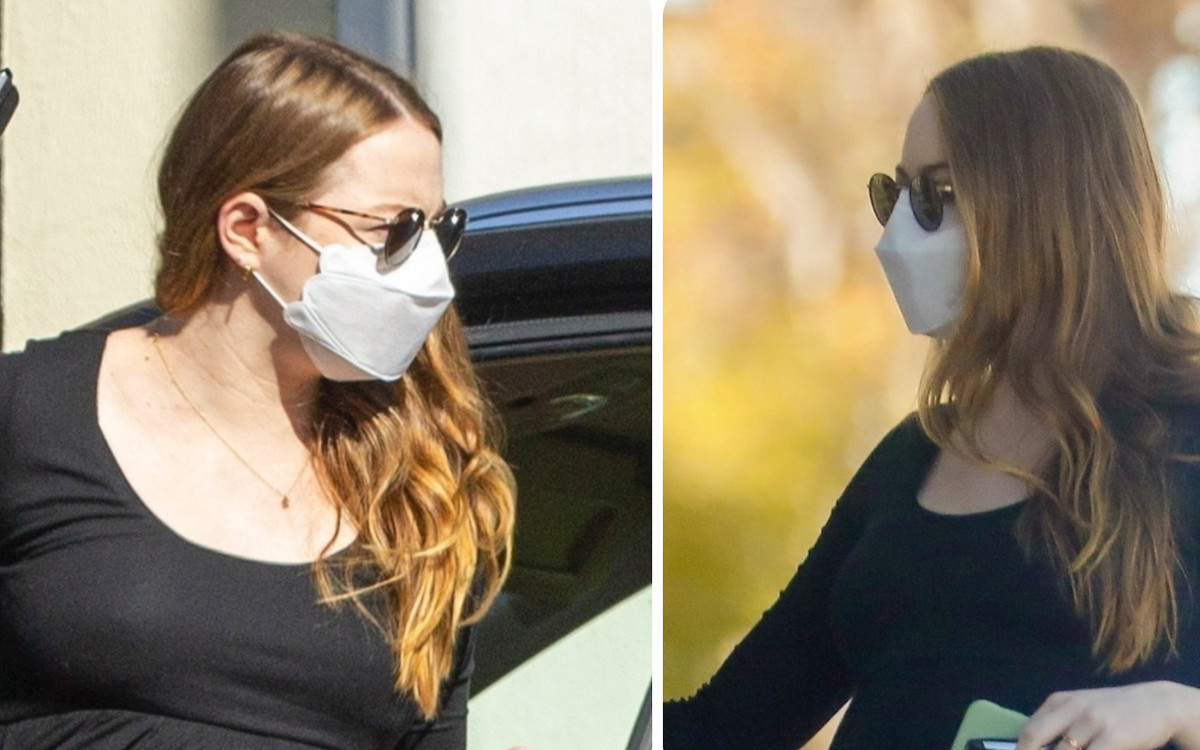 Emma Stone w zaawansowanej ciąży. Brzucha nie ukryje już nawet LUŹNA sukienka