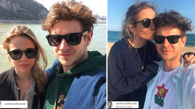 Nie uwierzycie, co dziewczyna Królikowskiego wniosła na pokład samolotu