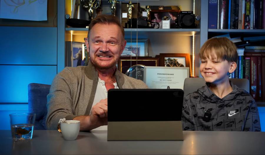 Syn Cezarego Pazury fot. Instagram