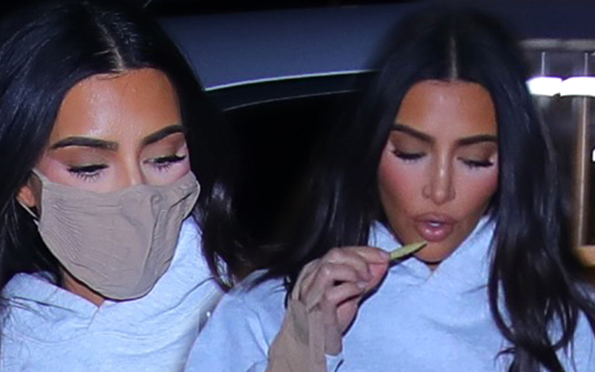Kim Kardashian zajada SMUTKI fast food’em (FOTO)