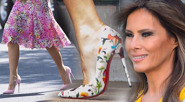 Dlaczego Melania Trump prawie ZAWSZE nosi SZPILKI?