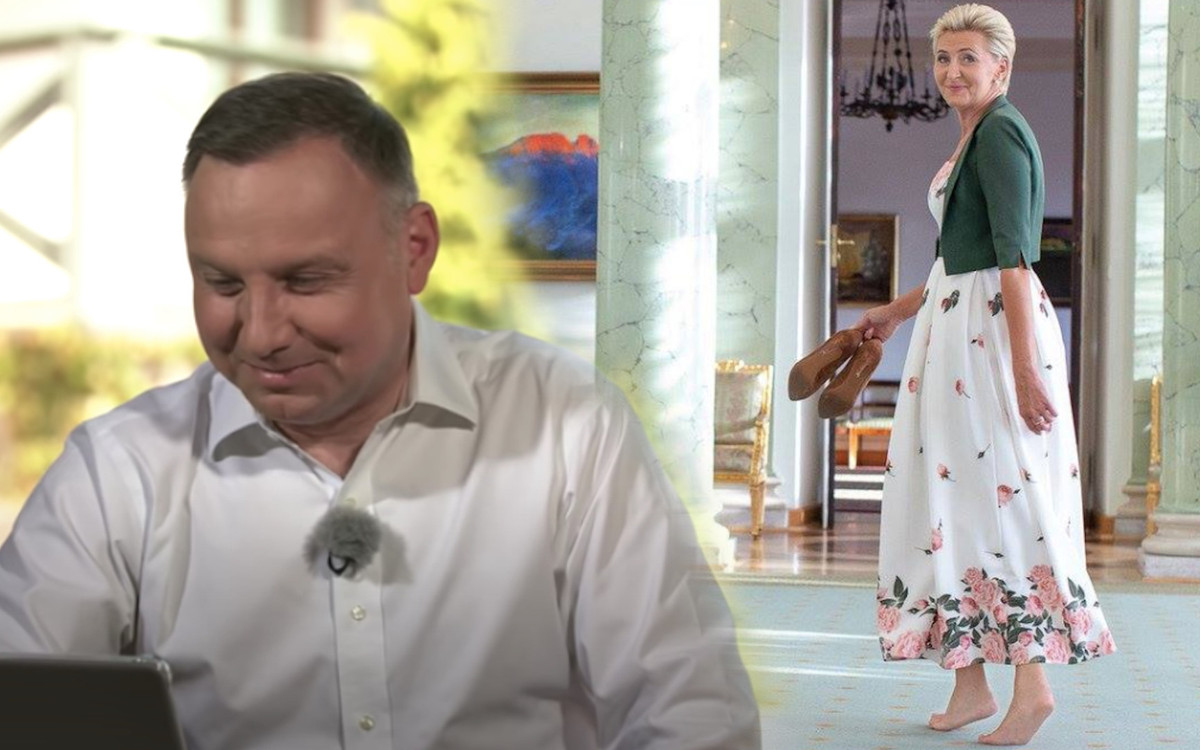 Andrzej Duda zdradza, jak żyje z Agatą Dudą w Pałacu Prezydenckim: “Żona robi zakupy w sklepie”