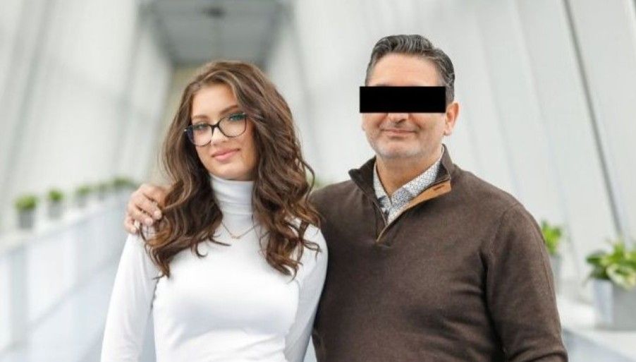 Viki Gabor z ojcem/AKPA