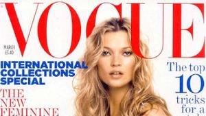 Kate Moss i tania suknia ślubna