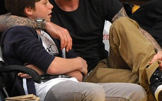 David Beckham z synem Brooklynem (FOTO)