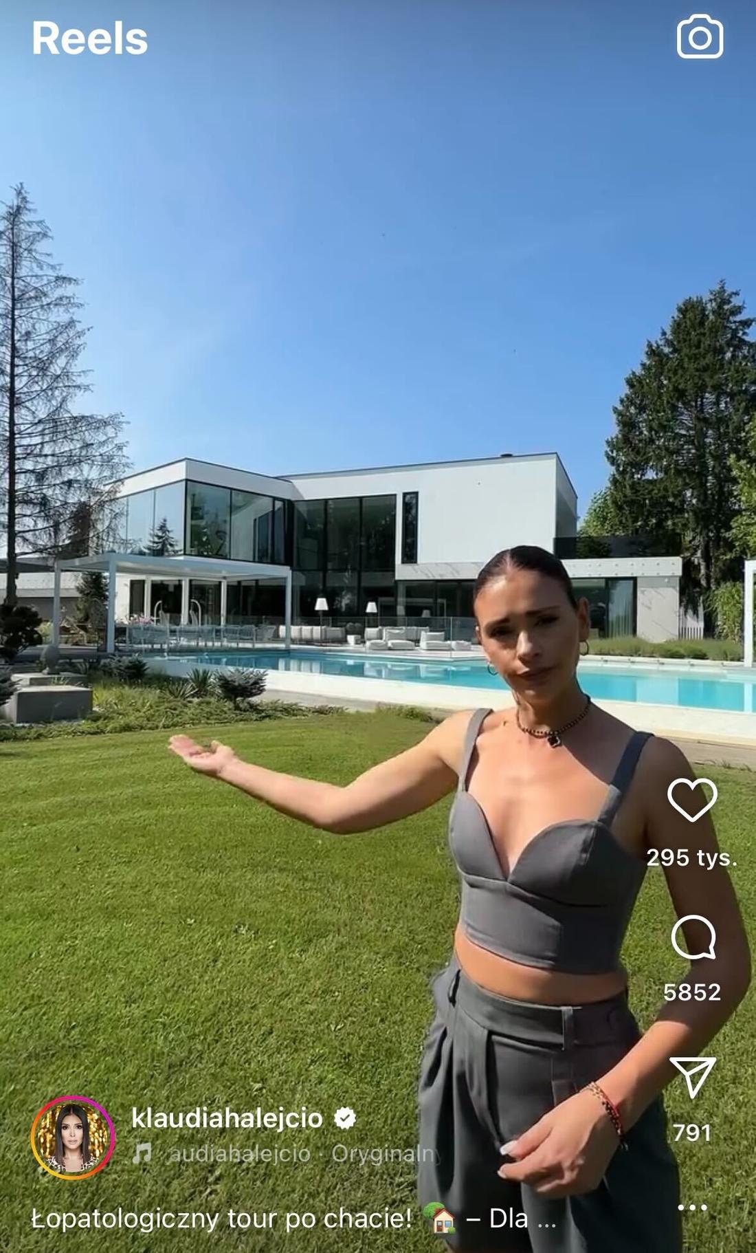 Klaudia Halejcio, fot. Instagram. 