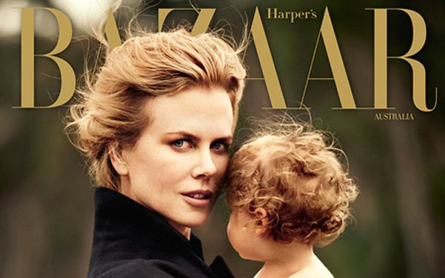 Nicole Kidman z córeczką na okładce Harper’s Bazaar (FOTO)