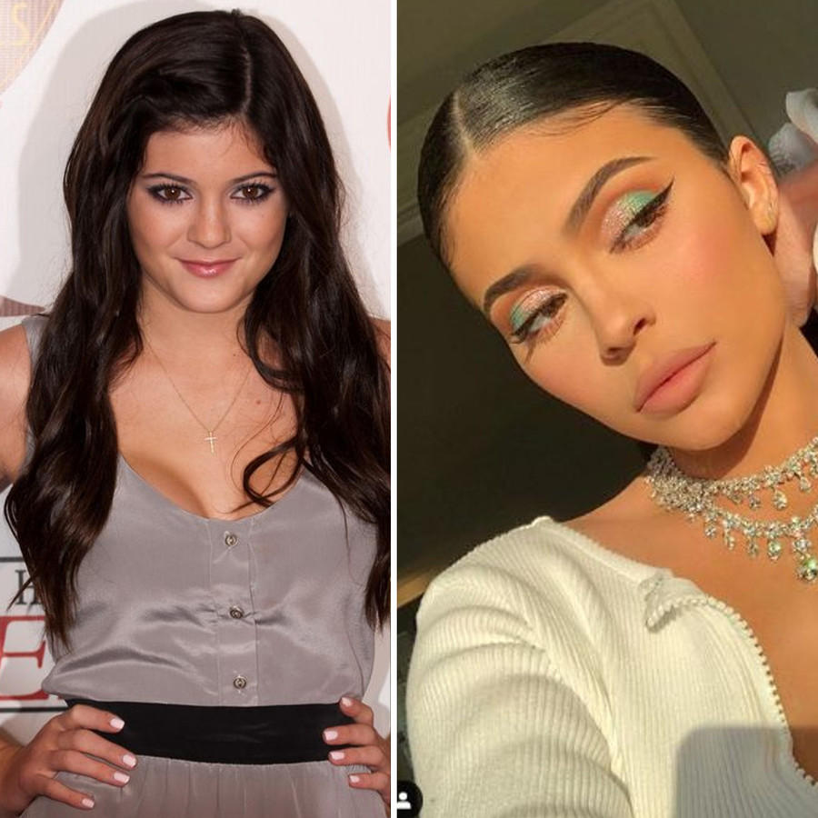 Kylie przerobiła się najbardziej. Jest nie do poznania.