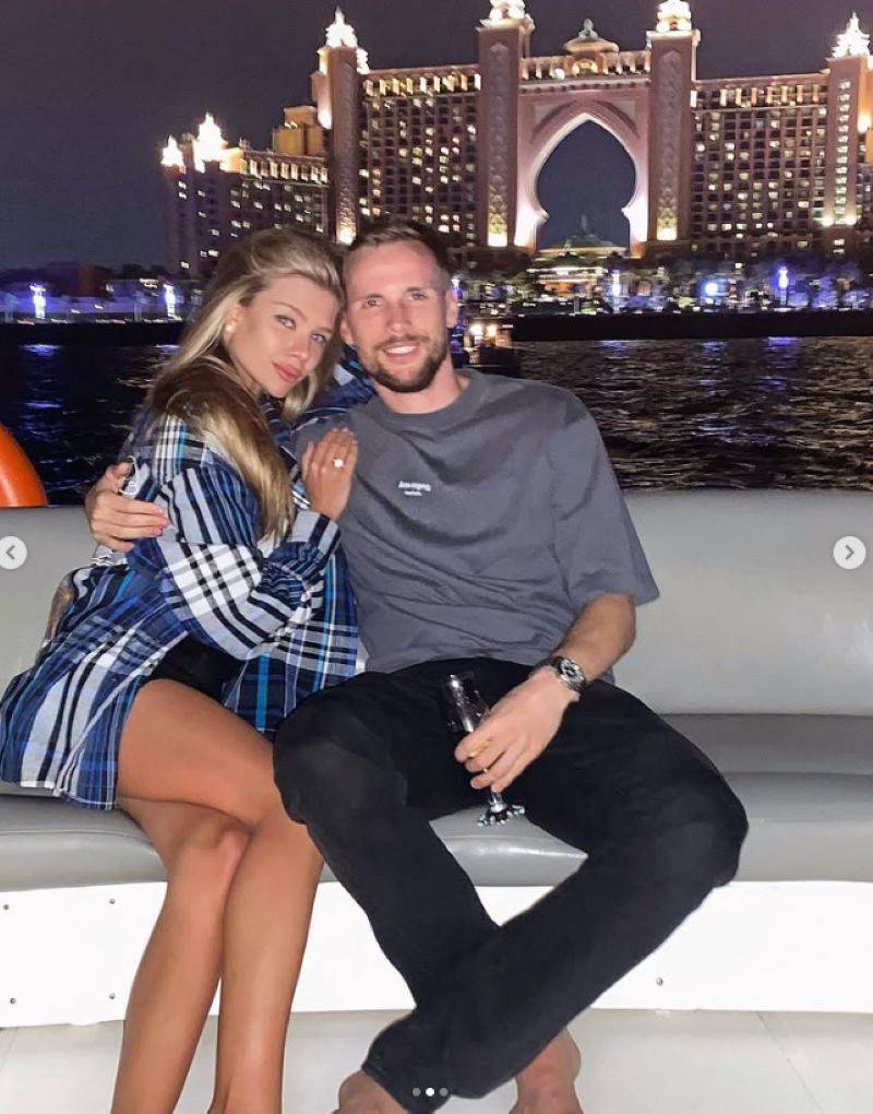 Tomasz Kędziora z żoną/Instagram/tkedziora94