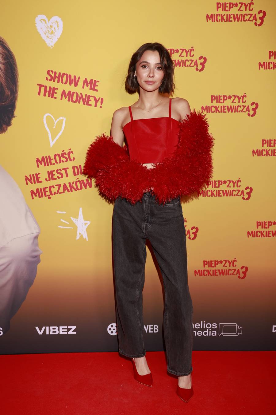 Carla Fernandes na premierze "Piep*zyć Mickiewicza 3", fot. AKPA